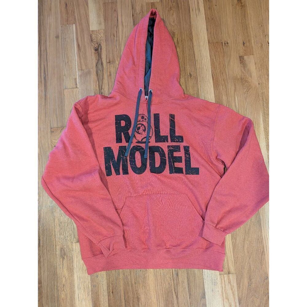 Star Wars “Roll Model” Hoodie – Men’s Large – Disney Licensed Red Black